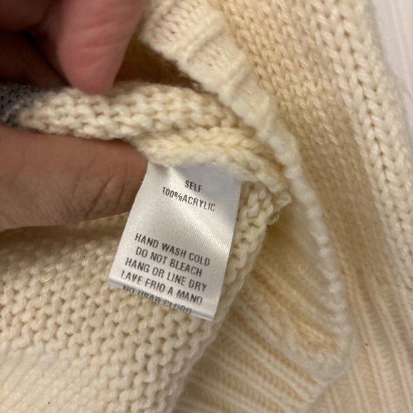 WOMEN'S ALLY OOPS FLOWER PULLOVER SWEATER ~ SMALL. Oversized Beachcore - Picture 9 of 11